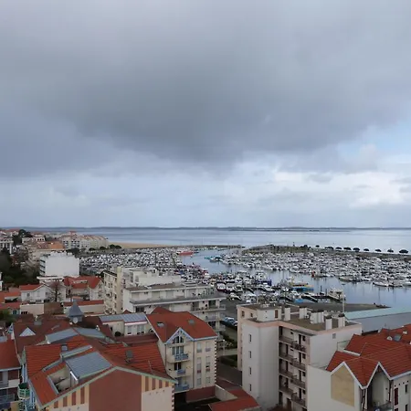 Esperanza Vue Bassin & Port Piscine Parking Prive Terrasse Lägenhet Arcachon