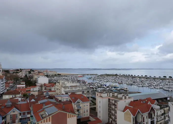 Esperanza Vue Bassin & Port Piscine Parking Prive Terrasse Lägenhet Arcachon