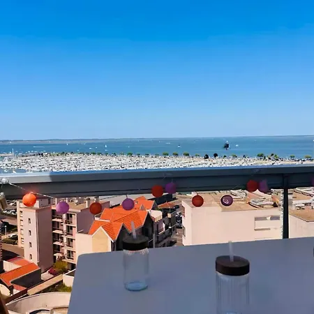 Apartmán Esperanza Vue Bassin & Port Piscine Parking Prive Terrasse *